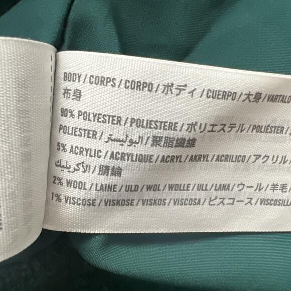 Abercrombie & Fitch Dress Small Green Tweed Boucle Wool Jumper Pockets New i26 - Picture 7 of 8